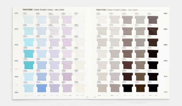 Pantone Cotton Swatch Library dualities supplement FHIC110C Shadows colours