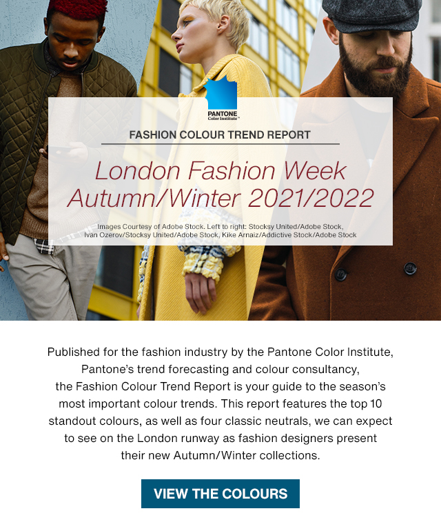 PANTONE® USA  New York Fashion Week Autumn/Winter 2021/2022