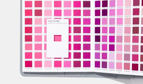 Red page from Pantone Paper Traveler book