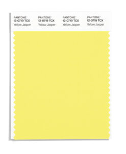 yellow Pantone colour swatch